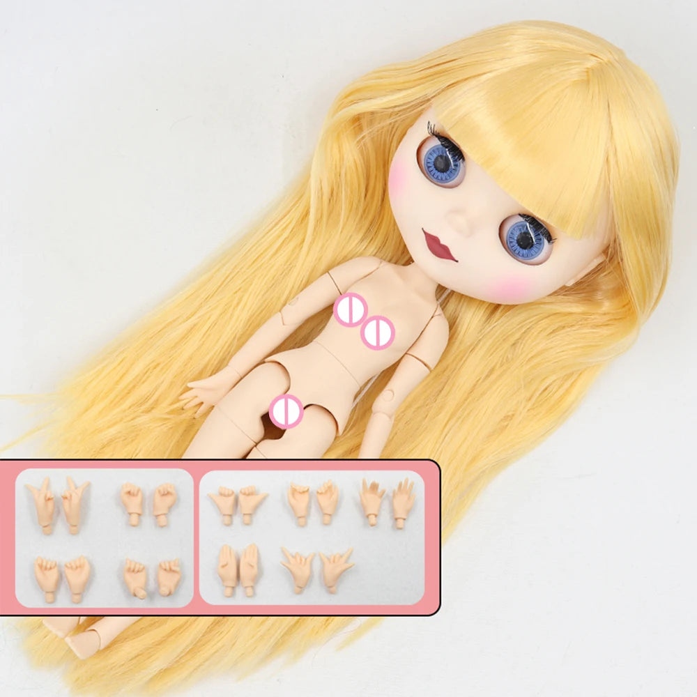 ICY DBS Blythe Doll 1/6 BJD Joint Body 30cm White Skin Random Eyes Anime Gift