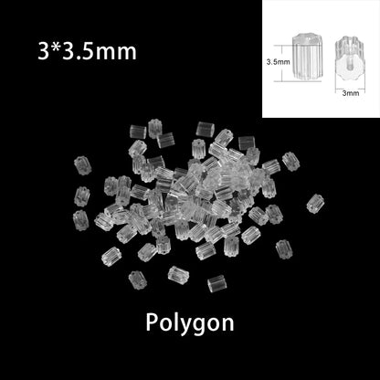 200-2000Pcs Rubber Ear Plug Stoppers Soft Silicone Earring Findings DIY