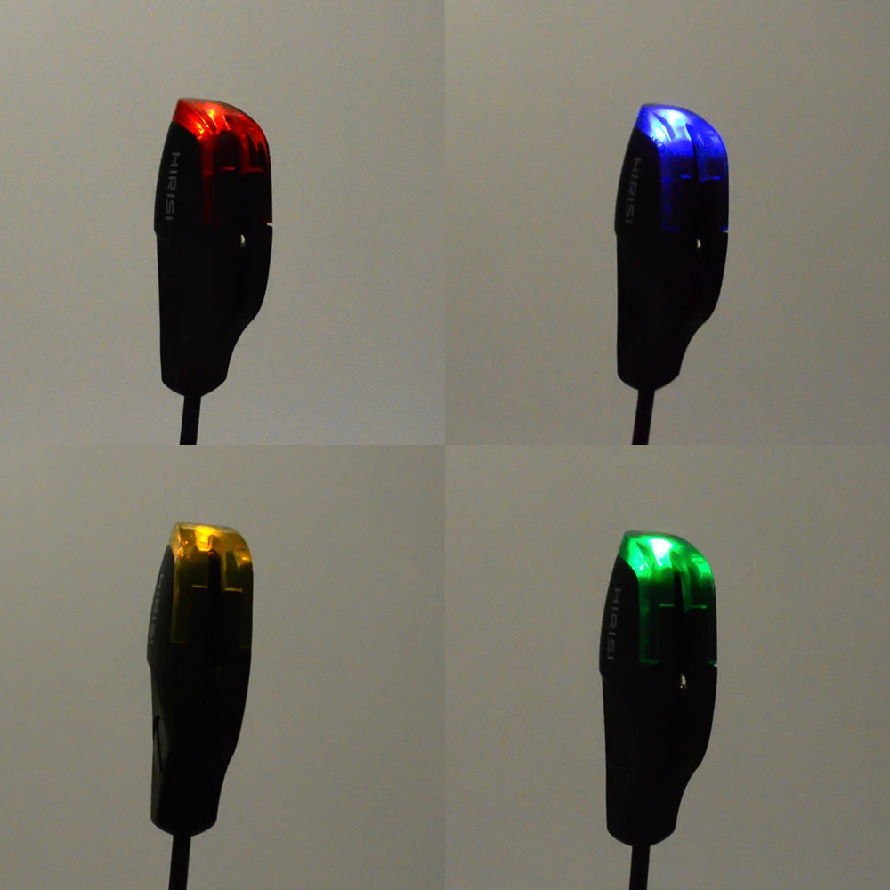 LED Light Fishing Alarm Bite Indicator Adjustable Volume Tone 240mm B2011
