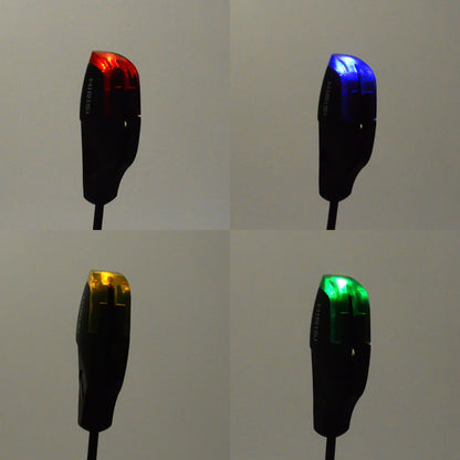 LED Light Fishing Alarm Bite Indicator Adjustable Volume Tone 240mm B2011