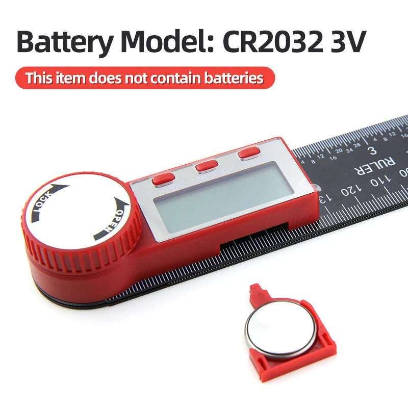 Digital Protractor Angle Finder 360° Gauge Ruler Tool for Woodworking