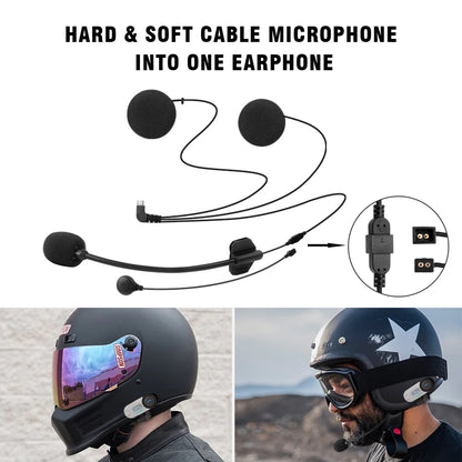 FreedConn Bluetooth Motorcycle Intercom Helmet Headset Wireless Motorbike Head Interphone LCD Screen FM Earphone