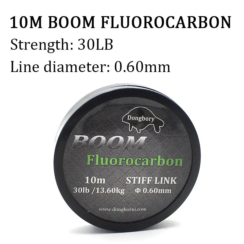 Carp Fluorocarbon Hooklink Boom Line 15/25/35lb Combi Chod Rig Tackle