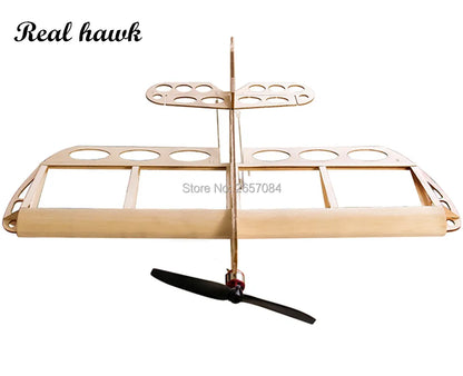 Balsa Wood Airplane 600mm Wingspan Model for Beginners