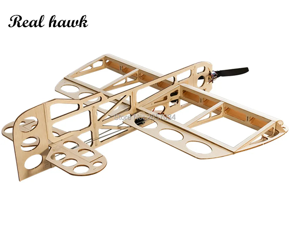 Balsa Wood Airplane 600mm Wingspan Model for Beginners