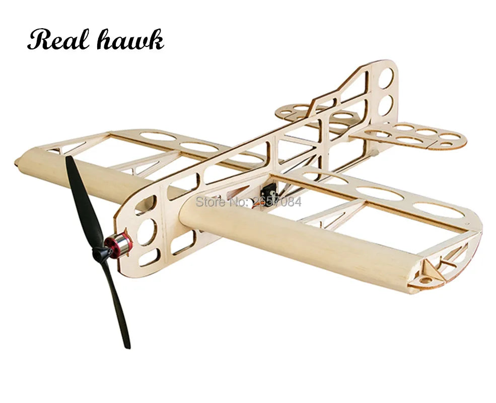 Balsa Wood Airplane 600mm Wingspan Model for Beginners
