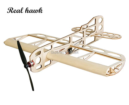 Balsa Wood Airplane 600mm Wingspan Model for Beginners