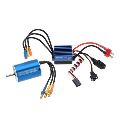 RC Car Brushless Motor ESC 2838 3600KV 35A for 1/14 1/16 1/18