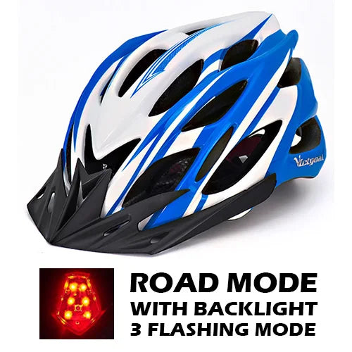VICTGOAL Bicycle Helmet Men's Ultralight Taillight LED MTB Road Bike Helmet Cycling Motorcycle Electric Scooter Safty Helmets-EXPROTAS