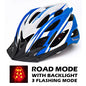 VICTGOAL Bicycle Helmet Men's Ultralight Taillight LED MTB Road Bike Helmet Cycling Motorcycle Electric Scooter Safty Helmets-EXPROTAS