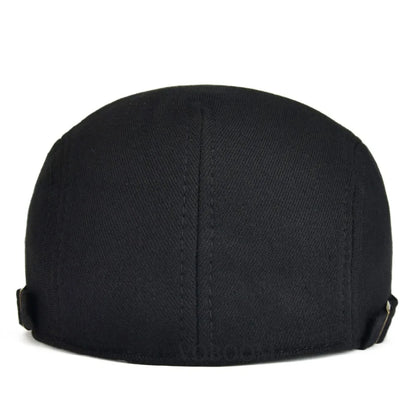 Men's Gatsby Driving Cap Cotton Ivy Newsboy Hat Adjustable Beret