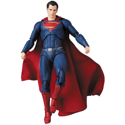 16cm DC Superman MAFEX 057 Justice League Super Man Action Figure Collection Model BJD Gift Toys-EXPROTAS