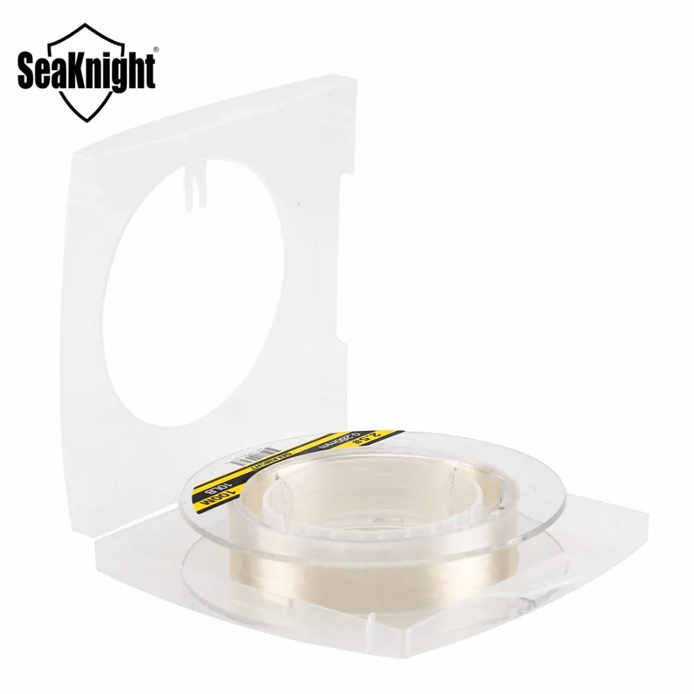 SeaKnight 50M/100M Japan Fluorocarbon Fishing Line, 3-100LB Carbon Fiber Leader for Carp
