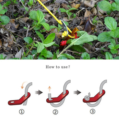 30pcs Camping Guyline Tensioners Rope Fasteners Cord Adjusters Tent Awning