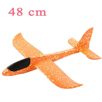 48cm EVA Foam Aircraft Toy Glider Hand Throw Flying Plane for Kids Outdoor