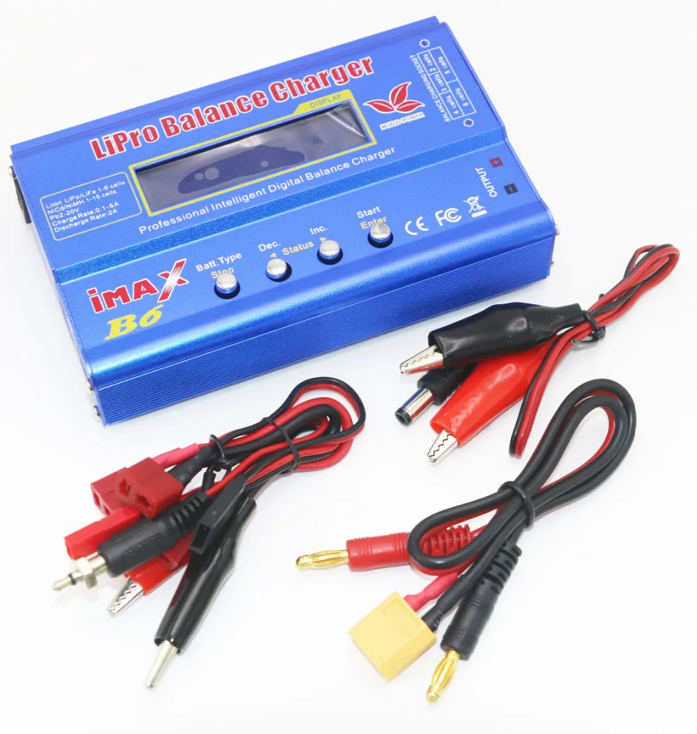 IMAX B6 80W Balance Digital Charger for Lipo NiMh RC Battery 12V 5A