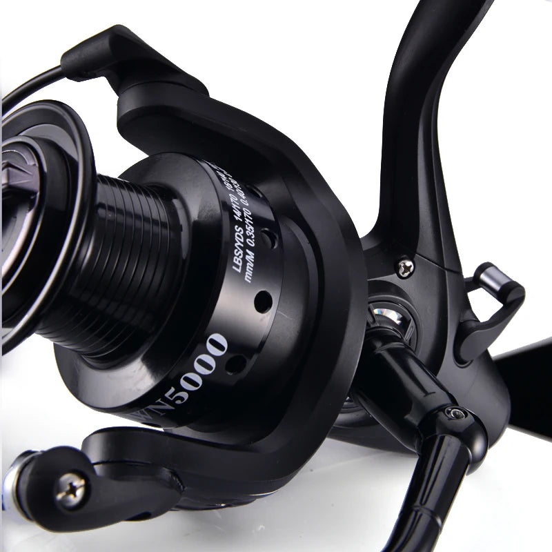 Carp Feeder Spinning Reel Lizard Long Cast Metal Spool Surf Sea Saltwater Reel