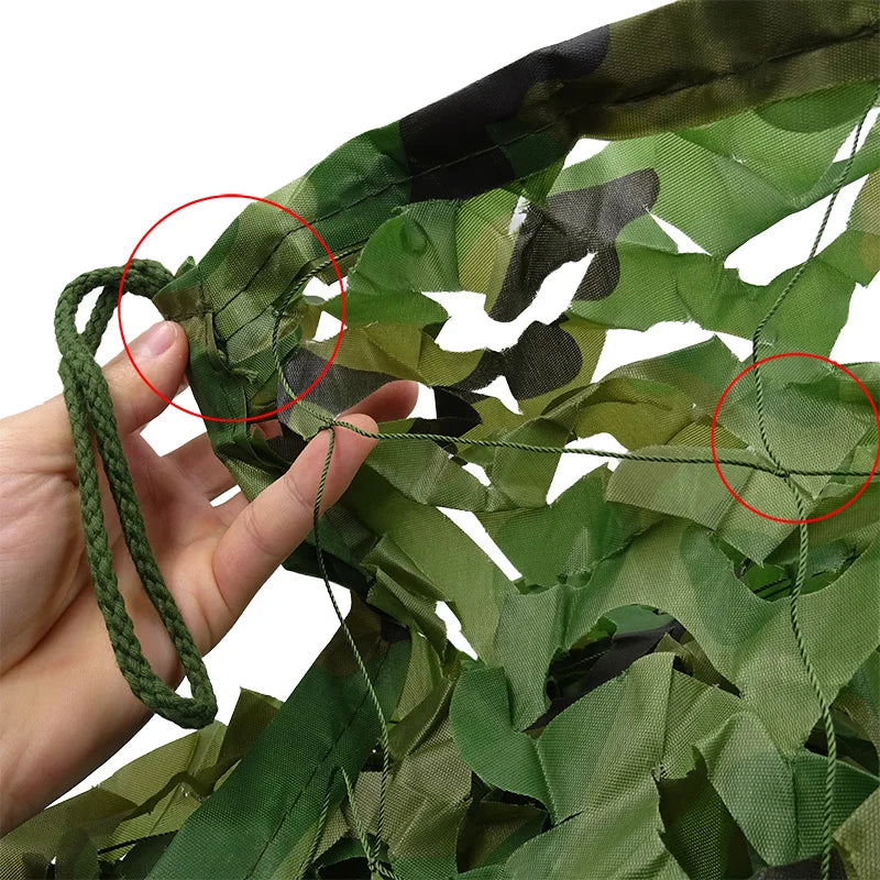 Camouflage Net Shade Mesh for Hunting Garden Camping Sun Shelter 6x4m 2x3m