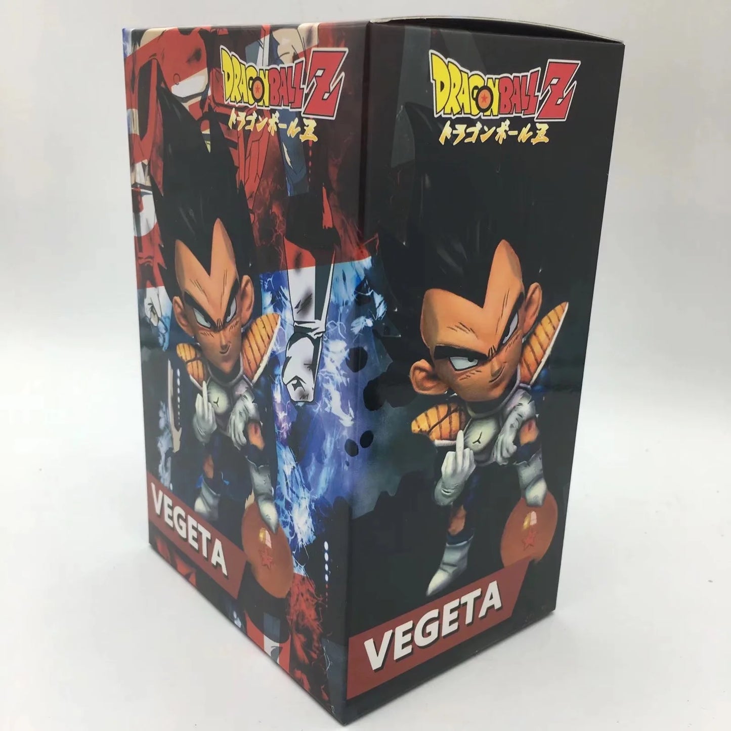 Dragon Ball Z Vegeta Super Saiyan Middle Finger Figure Collectible Model