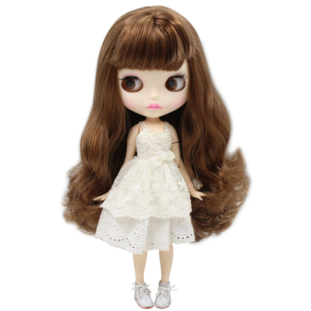 ICY DBS Blythe Factory Doll 1/6 BJD OB24 Ball Joint Body DIY Dress Up