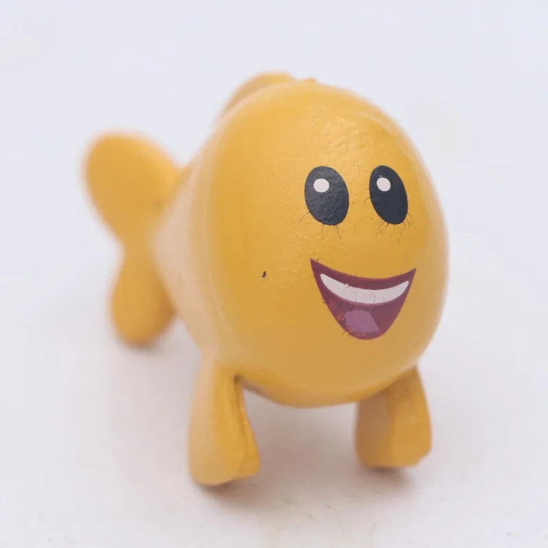 12pcs Bubble Guppies Character Figure Set Cute Fish Mermaid Collectible Models