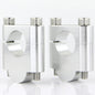 22mm 7/8in Fat Bar Handlebar Riser Clamps for Honda CRF150/230L/250L/300L XR250R/600R/650L