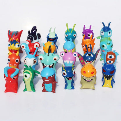 24pcs Slugterra Mini Figure Set 5cm Anime Collectible Models