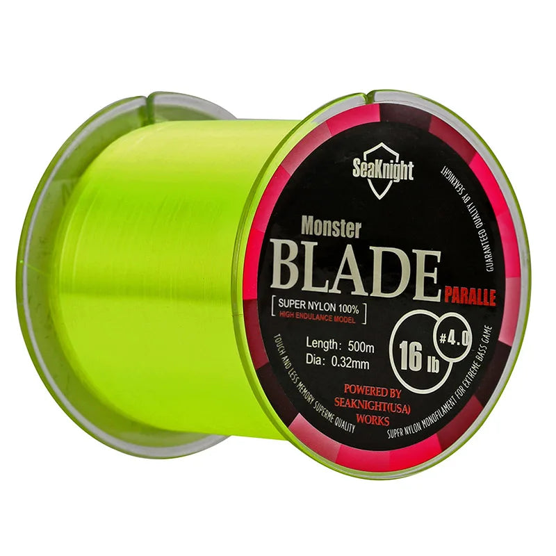 Seaknight Blade 500m Nylon Fishing Line Monofilament 2-35LB Carp