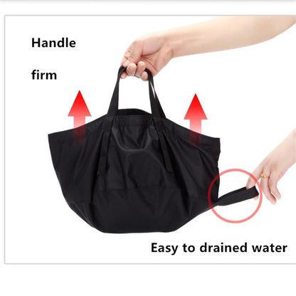 8.5L Collapsible Wash Basin Folding Bucket Water Container for Camping Travel