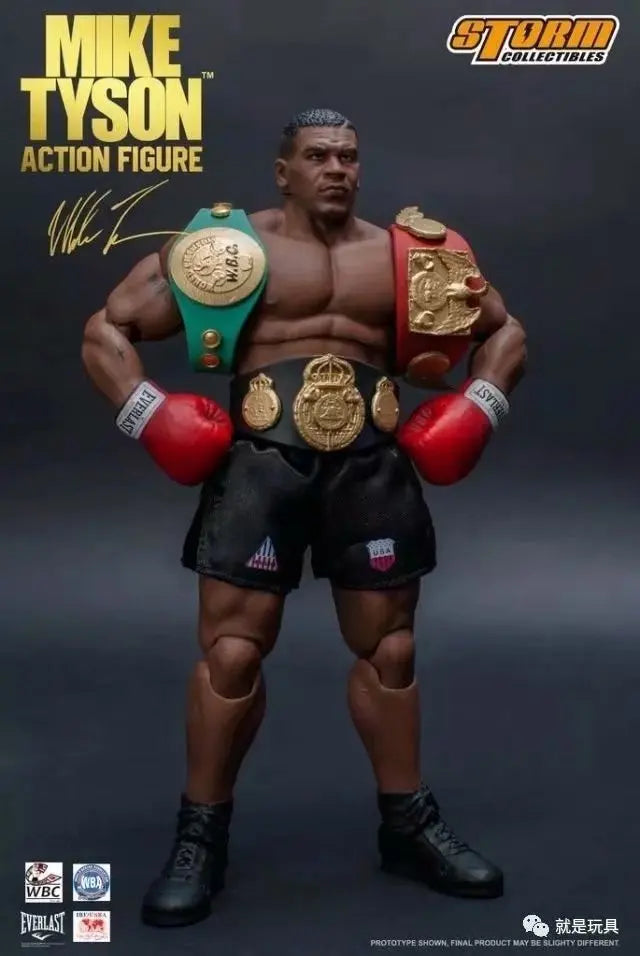 Storm Toys Mike Tyson Boxing Figure Three Head Sculpt Collectible Model