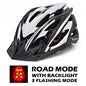 VICTGOAL Bicycle Helmet Men's Ultralight Taillight LED MTB Road Bike Helmet Cycling Motorcycle Electric Scooter Safty Helmets-EXPROTAS