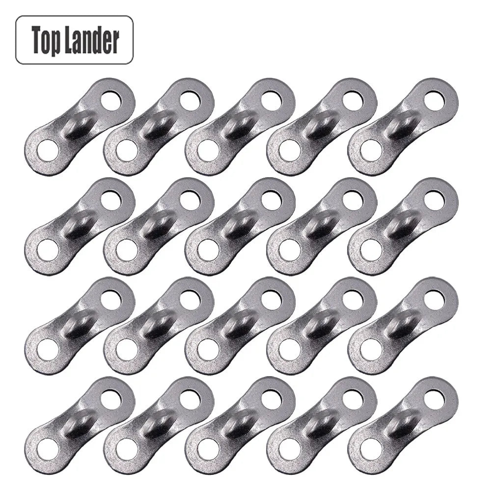 30pcs Camping Guyline Tensioners Rope Fasteners Cord Adjusters Tent Awning