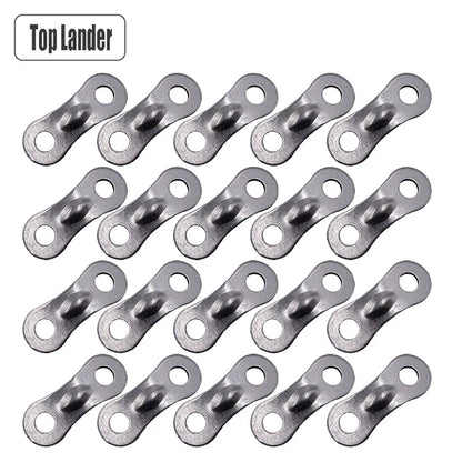 30pcs Camping Guyline Tensioners Rope Fasteners Cord Adjusters Tent Awning