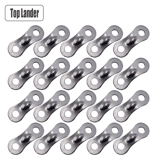 30pcs Camping Guyline Tensioners Rope Fasteners Cord Adjusters Tent Awning