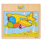 12/9pcs Wooden Puzzles Kids Cartoon Animals Vehicles Educational Learning Toy Gift