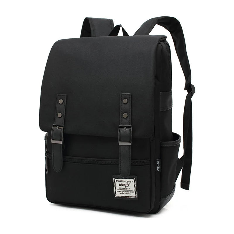 Vintage Oxford Laptop Backpack Waterproof 16" School Travel Bag Unisex Large