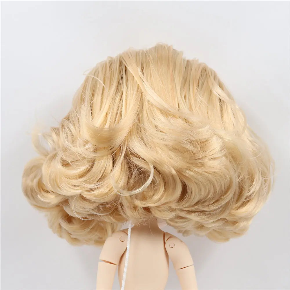 ICY DBS Blythe Doll White Skin Joint Body Brown Short Hair Matte Face BL3715