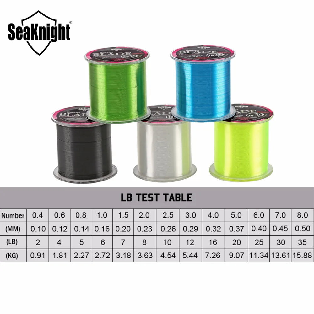 Seaknight Blade 500m Nylon Fishing Line Monofilament 2-35LB Carp