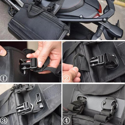Waterproof Motorcycle Helmet Travel Bag Racing Moto Storage Case with Rain Cover Pair