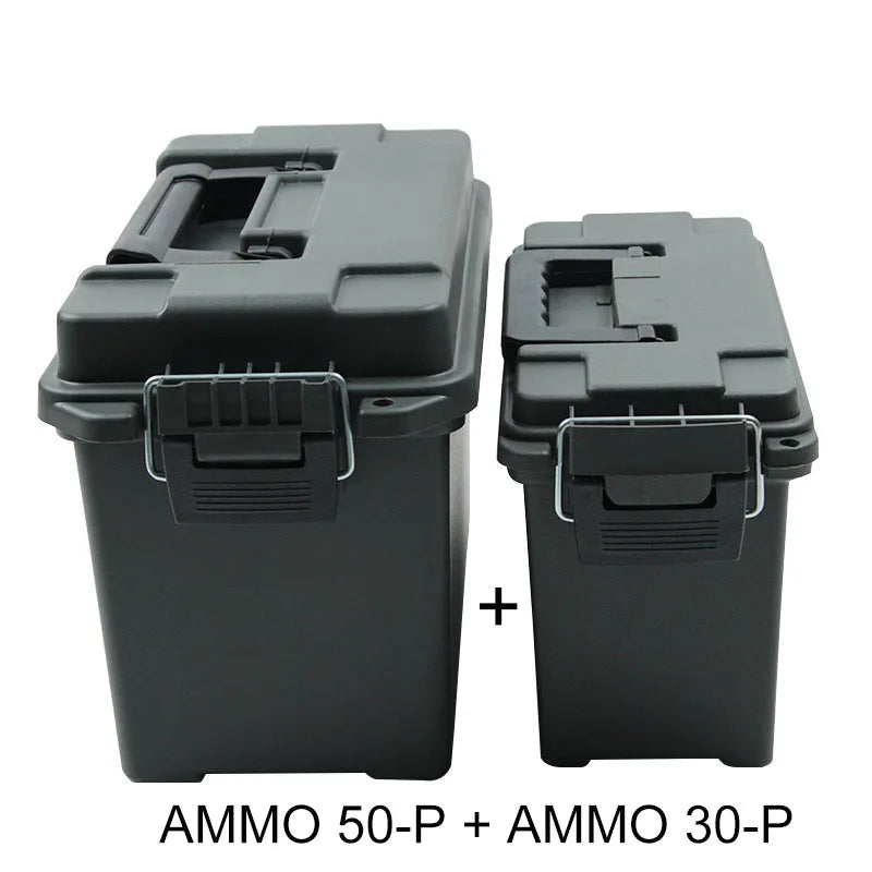 Plastic Ammo Storage Box Lightweight High-Strength Bullet Safety Crate Case