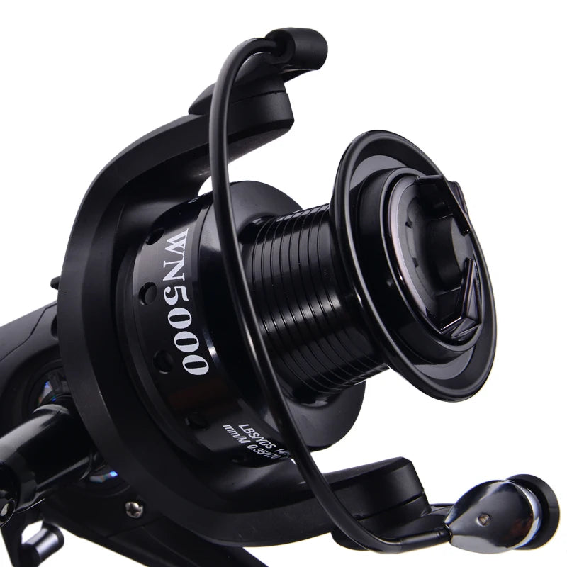 Carp Feeder Spinning Reel Lizard Long Cast Metal Spool Surf Sea Saltwater Reel