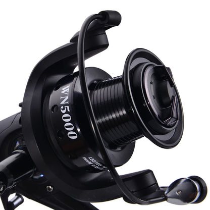 Carp Feeder Spinning Reel Lizard Long Cast Metal Spool Surf Sea Saltwater Reel