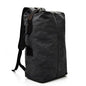 Large Canvas Shoulder Bag Backpack for Men Travel Rucksack Bucket Luggage