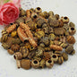 100Pcs Wood Beads for Necklace Bracelet Making DIY Assorted Colors 8-25mm