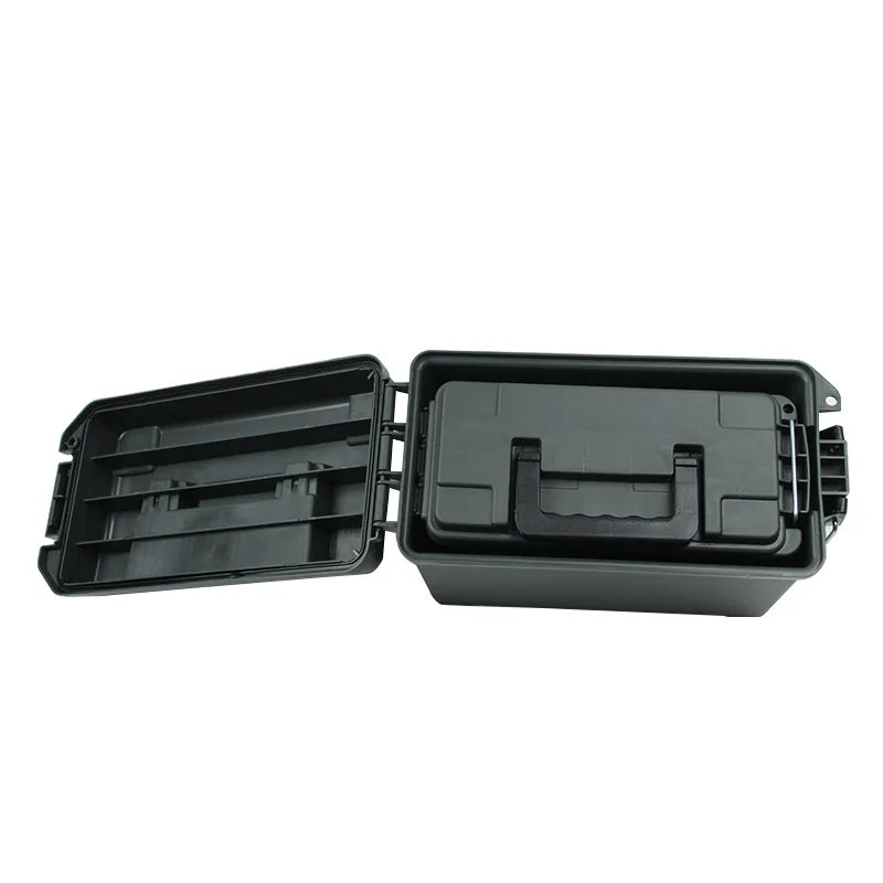 Plastic Ammo Storage Box Lightweight High-Strength Bullet Safety Crate Case