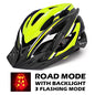 VICTGOAL Bicycle Helmet Men's Ultralight Taillight LED MTB Road Bike Helmet Cycling Motorcycle Electric Scooter Safty Helmets-EXPROTAS