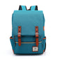 Vintage Oxford Laptop Backpack Waterproof 16" School Travel Bag Unisex Large