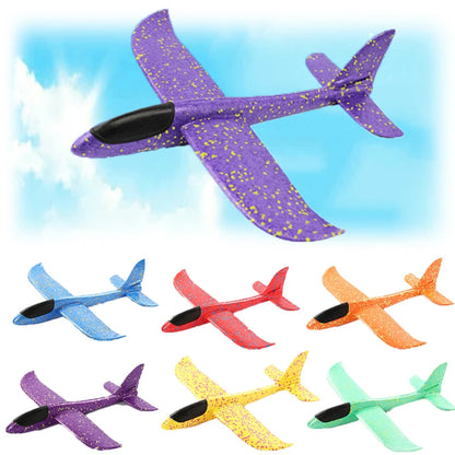48cm EVA Foam Aircraft Toy Glider Hand Throw Flying Plane for Kids Outdoor