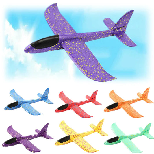 48cm EVA Foam Aircraft Toy Glider Hand Throw Flying Plane for Kids Outdoor