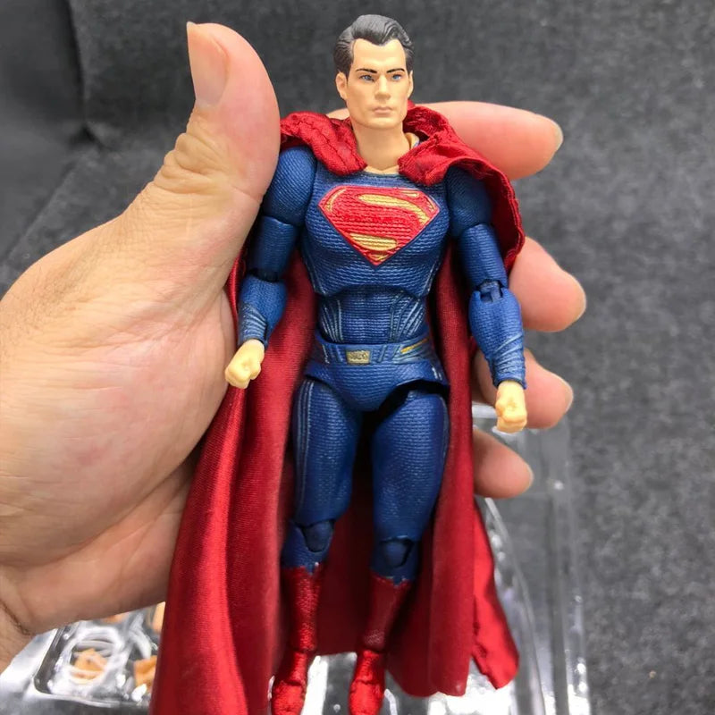 16cm DC Superman MAFEX 057 Justice League Super Man Action Figure Collection Model BJD Gift Toys-EXPROTAS